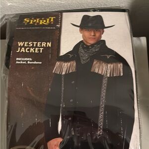 Spirit Western Jacket - Black and Silver